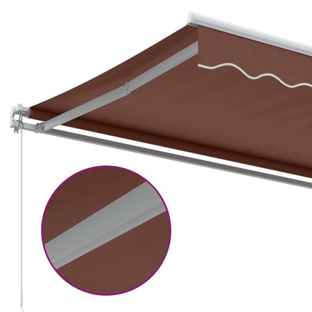 Tenda Sole Retrattile Manuale 300X250 Cm Marrone