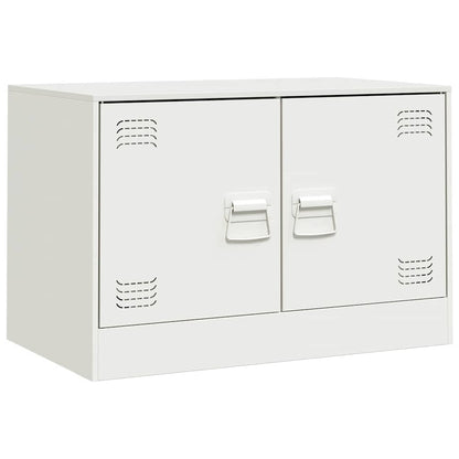 Mobili Tv 2 Pz Bianchi 67X39X44 Cm In Acciaio