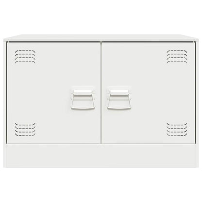 Mobili Tv 2 Pz Bianchi 67X39X44 Cm In Acciaio