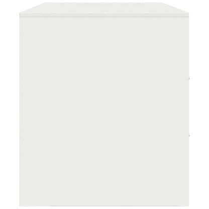 Mobili Tv 2 Pz Bianchi 67X39X44 Cm In Acciaio