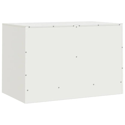 Mobili Tv 2 Pz Bianchi 67X39X44 Cm In Acciaio