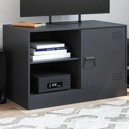 Mobili Tv 2 Pz Bianchi 67X39X44 Cm In Acciaio