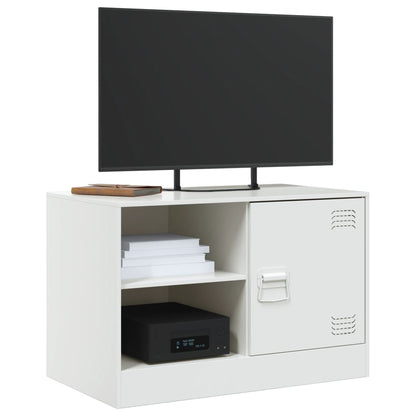 Mobili Tv 2 Pz Bianchi 67X39X44 Cm In Acciaio
