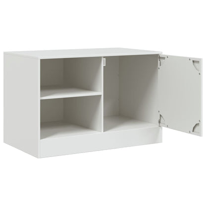 Mobili Tv 2 Pz Bianchi 67X39X44 Cm In Acciaio