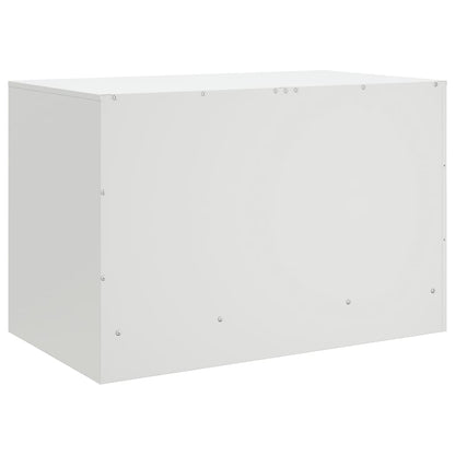 Mobili Tv 2 Pz Bianchi 67X39X44 Cm In Acciaio