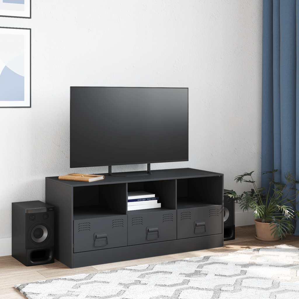 Mobile Porta Tv 99X39X44 Cm In Acciaio