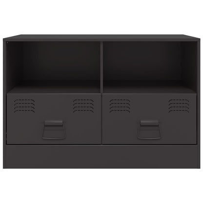 Mobili Tv 2 Pz Neri 67X39X44 Cm In Acciaio