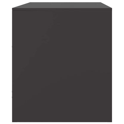 Mobili Tv 2 Pz Neri 67X39X44 Cm In Acciaio