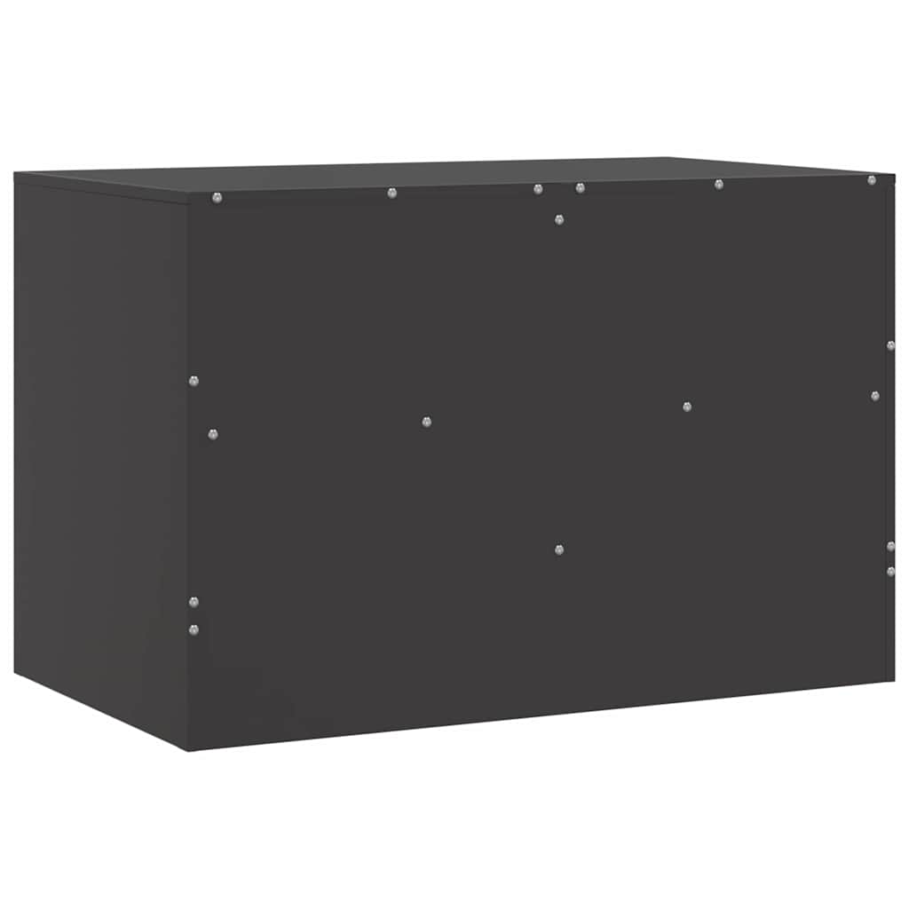 Mobili Tv 2 Pz Neri 67X39X44 Cm In Acciaio
