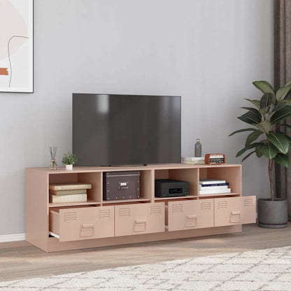 Mobili Tv 2 Pz Neri 67X39X44 Cm In Acciaio