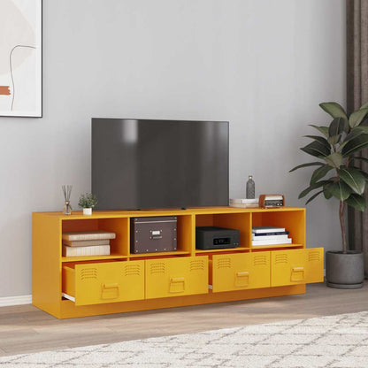 Mobili Tv 2 Pz Neri 67X39X44 Cm In Acciaio
