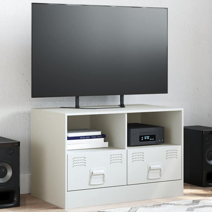 Mobili Tv 2 Pz Neri 67X39X44 Cm In Acciaio