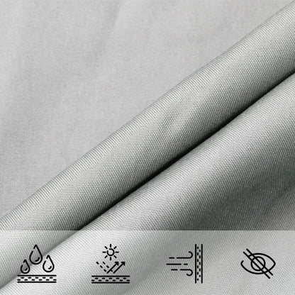 Vela Parasole 100% Poliestere Oxford Grigio Chiaro