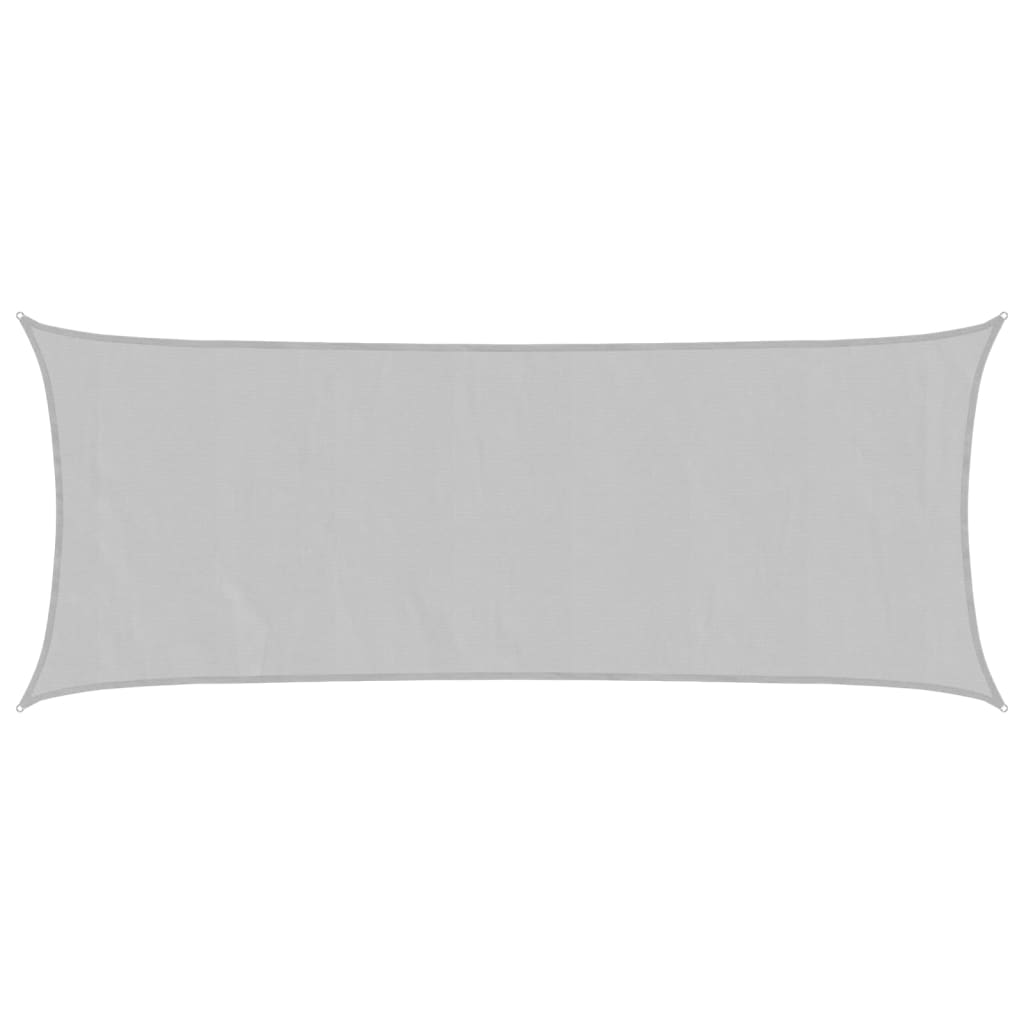 Vela Parasole 4,5X2 M 100% Poliestere Oxford Grigio Chiaro