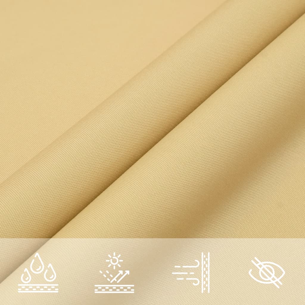 Vela Parasole 3X2,5 M 100% Poliestere Oxford Sabbia