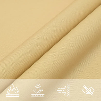 Vela Parasole 3X2,5 M 100% Poliestere Oxford Sabbia