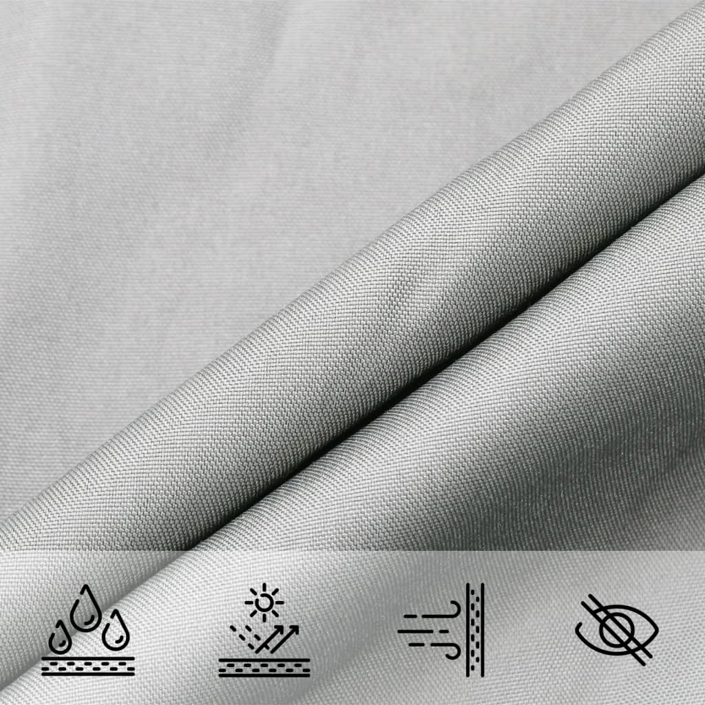 Vela Parasole 100% Poliestere Oxford Grigio Chiaro