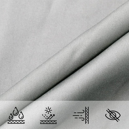 Vela Parasole 100% Poliestere Oxford Grigio Chiaro