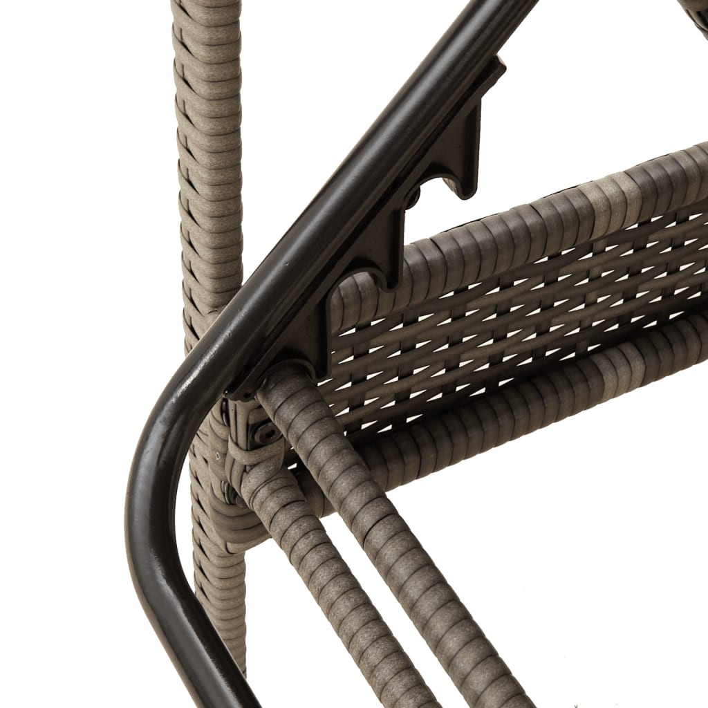 Lettino Prendisole Con Cuscino 63X200X81 Cm Polyrattan