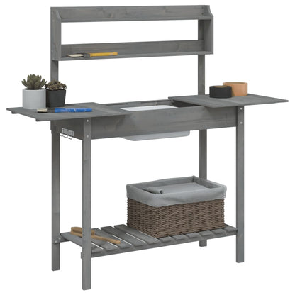 Tavolo Invaso Con Lavello 147,5X44X139,5 Massello Abete