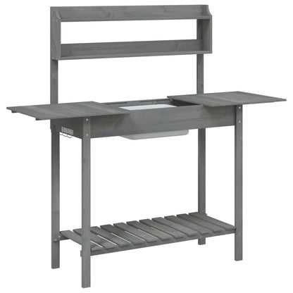 Tavolo Invaso Con Lavello 147,5X44X139,5 Massello Abete