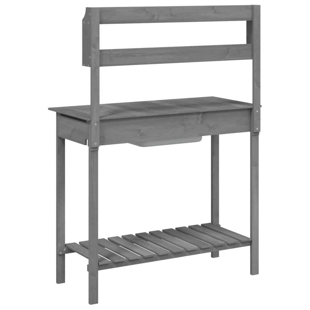 Tavolo Invaso Con Lavello 147,5X44X139,5 Massello Abete