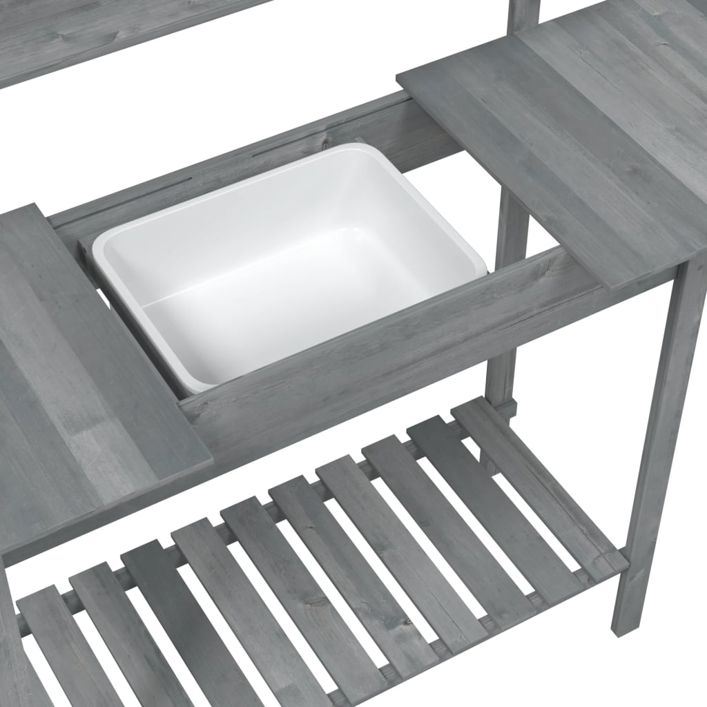 Tavolo Invaso Con Lavello 147,5X44X139,5 Massello Abete