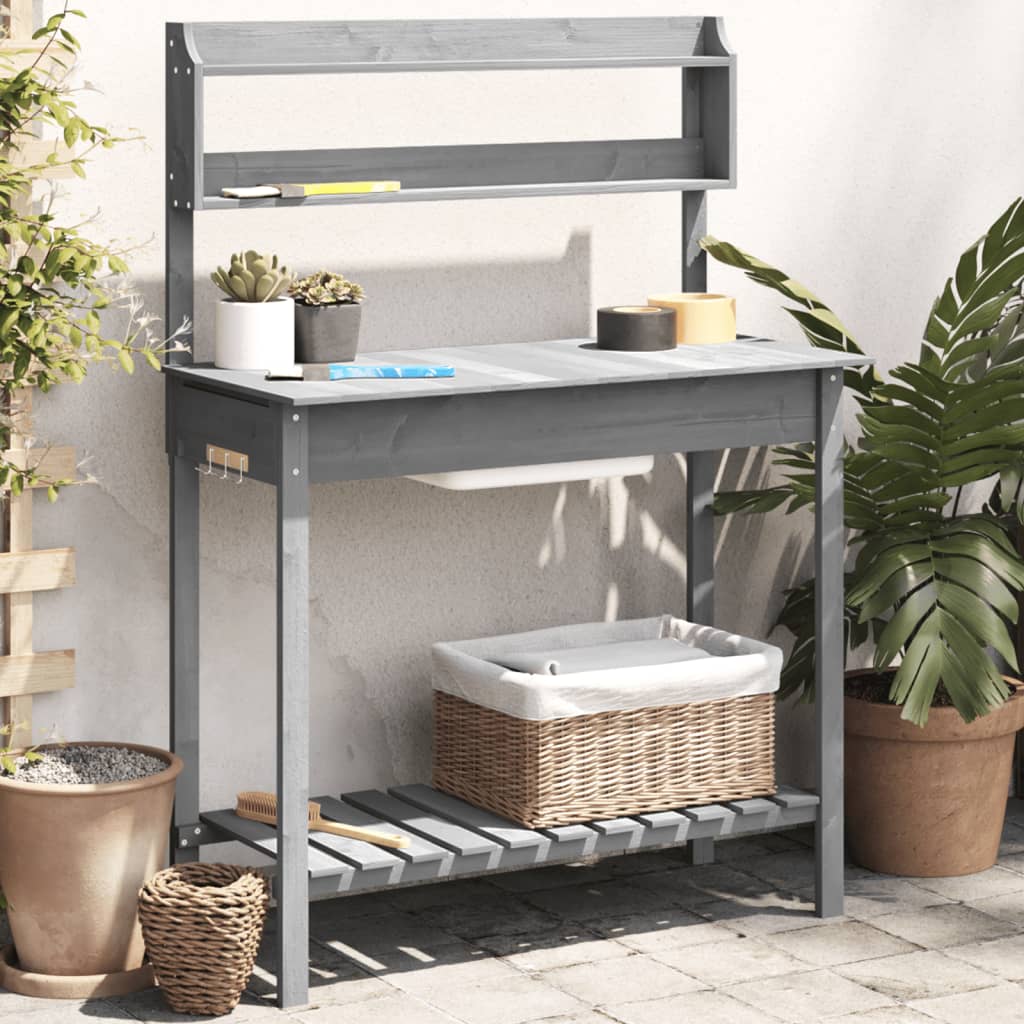 Tavolo Invaso Con Lavello 147,5X44X139,5 Massello Abete