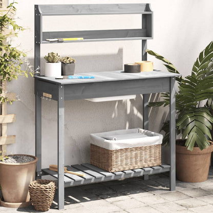 Tavolo Invaso Con Lavello 147,5X44X139,5 Massello Abete