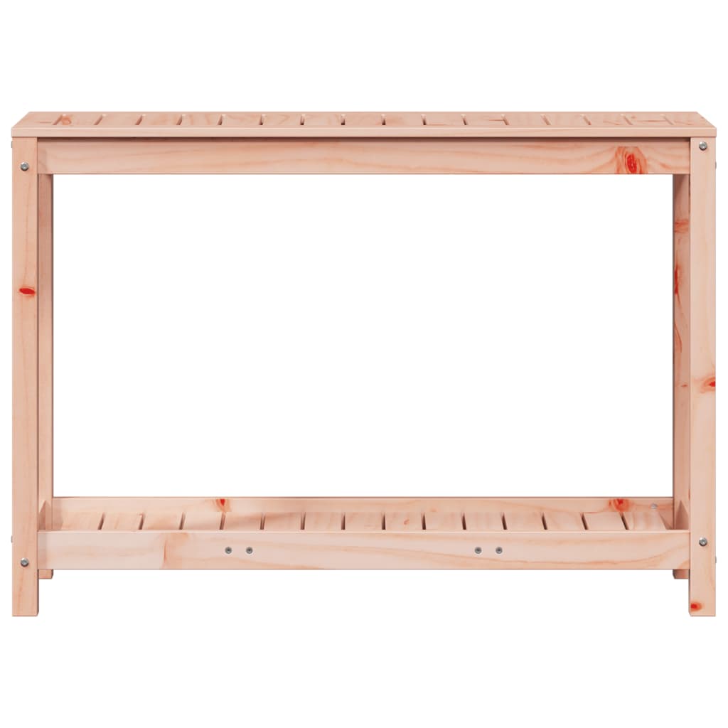 Tavolo Invaso Con Ripiano Legno Massello Douglas