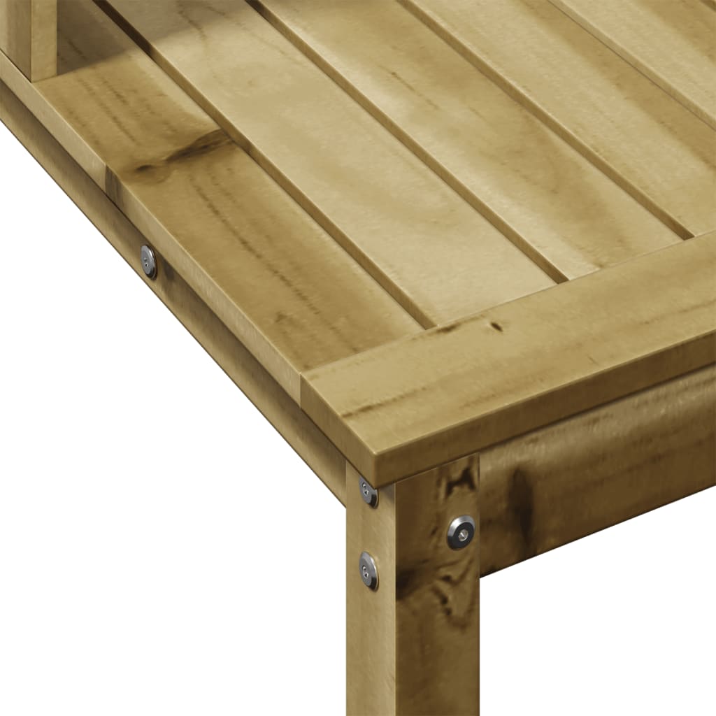 Tavolo Invaso Con Ripiani 82,5X50X109,5Cm Legno Impregnato Pino