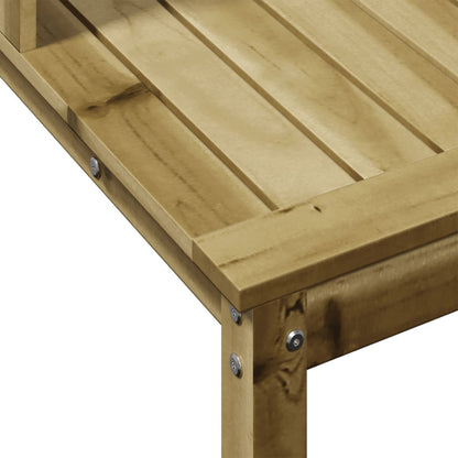Tavolo Invaso Con Ripiani 82,5X50X109,5Cm Legno Impregnato Pino