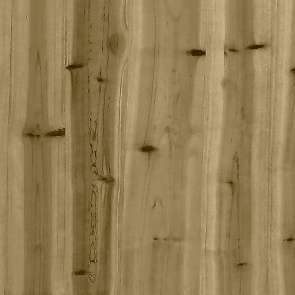 Tavolo Invaso Con Ripiani 82,5X50X109,5Cm Legno Impregnato Pino