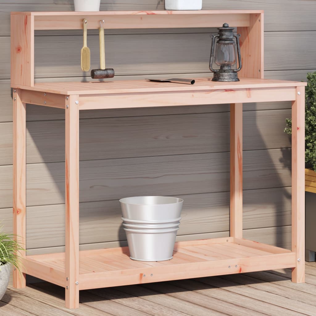 Tavolo Invaso Con Ripiani 82,5X50X109,5Cm Legno Impregnato Pino
