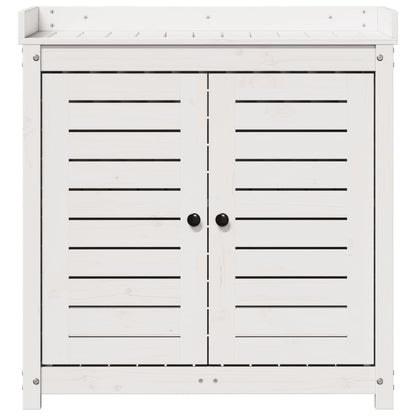 Tavolo Invaso Con Ripiani 82,5X50X86,5 Cm Massello Pino