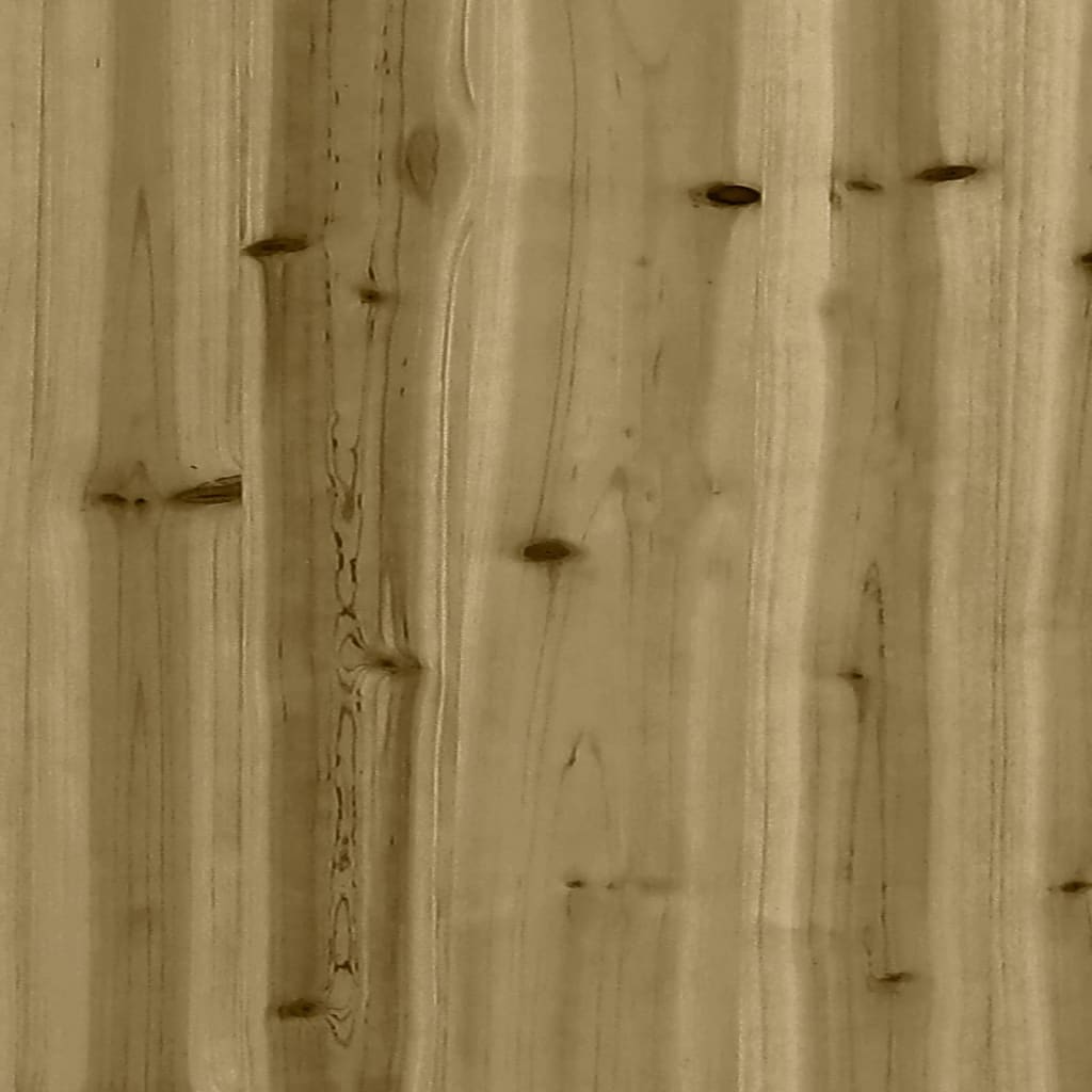Tavolo Invaso Con Ripiani 82,5X50X109,5Cm Legno Impregnato Pino