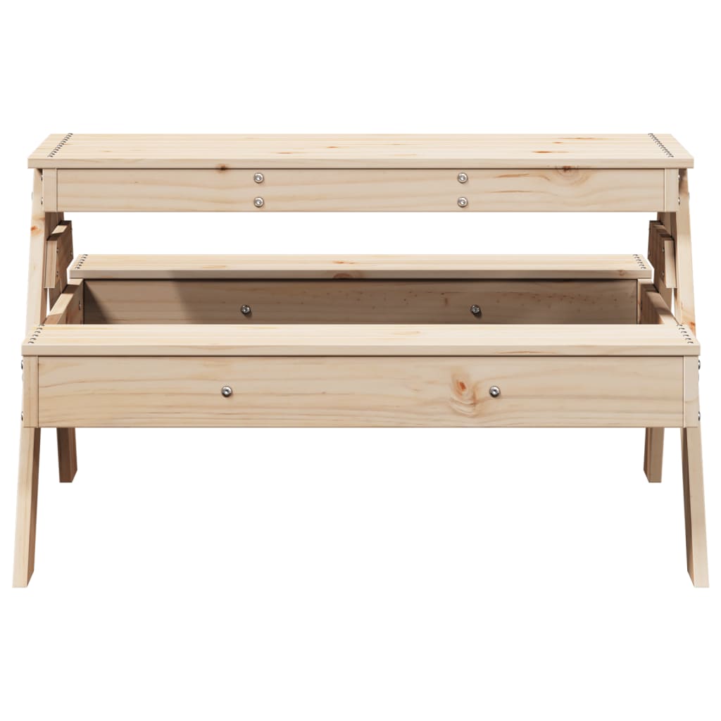 Tavolo Da Picnic Per Bambini 88X97X52 Cm Legno Massello Di Pino