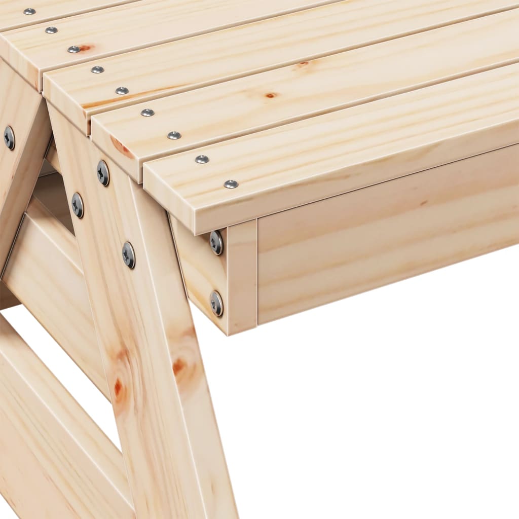 Tavolo Da Picnic Per Bambini 88X97X52 Cm Legno Massello Di Pino