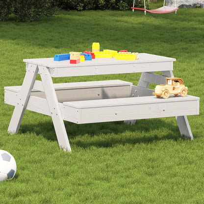 Tavolo Da Picnic Per Bambini 88X97X52 Cm Legno Massello Di Pino