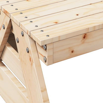 Tavolo Da Picnic Per Bambini 88X122X58Cm Legno Massello Di Pino