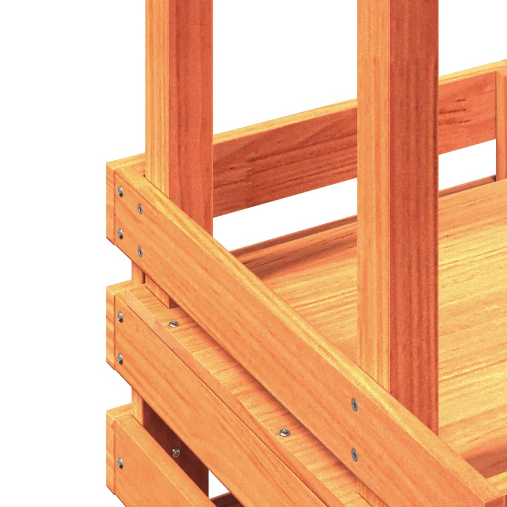 Tavolo Bar Da Esterno Con Tetto Marrone Legno