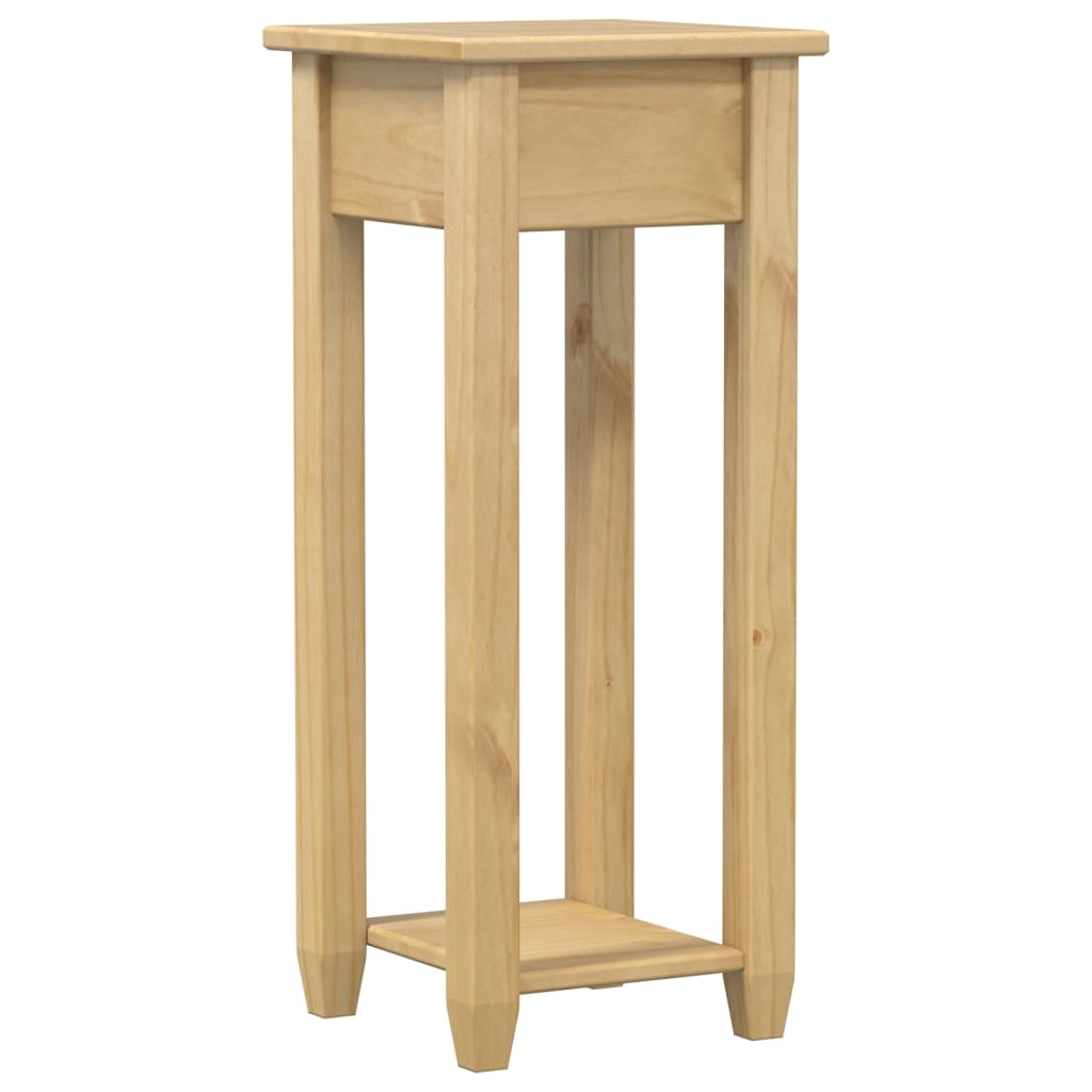 Porta Piante Corona 30X30X73 Cm In Legno Massello Di Pino