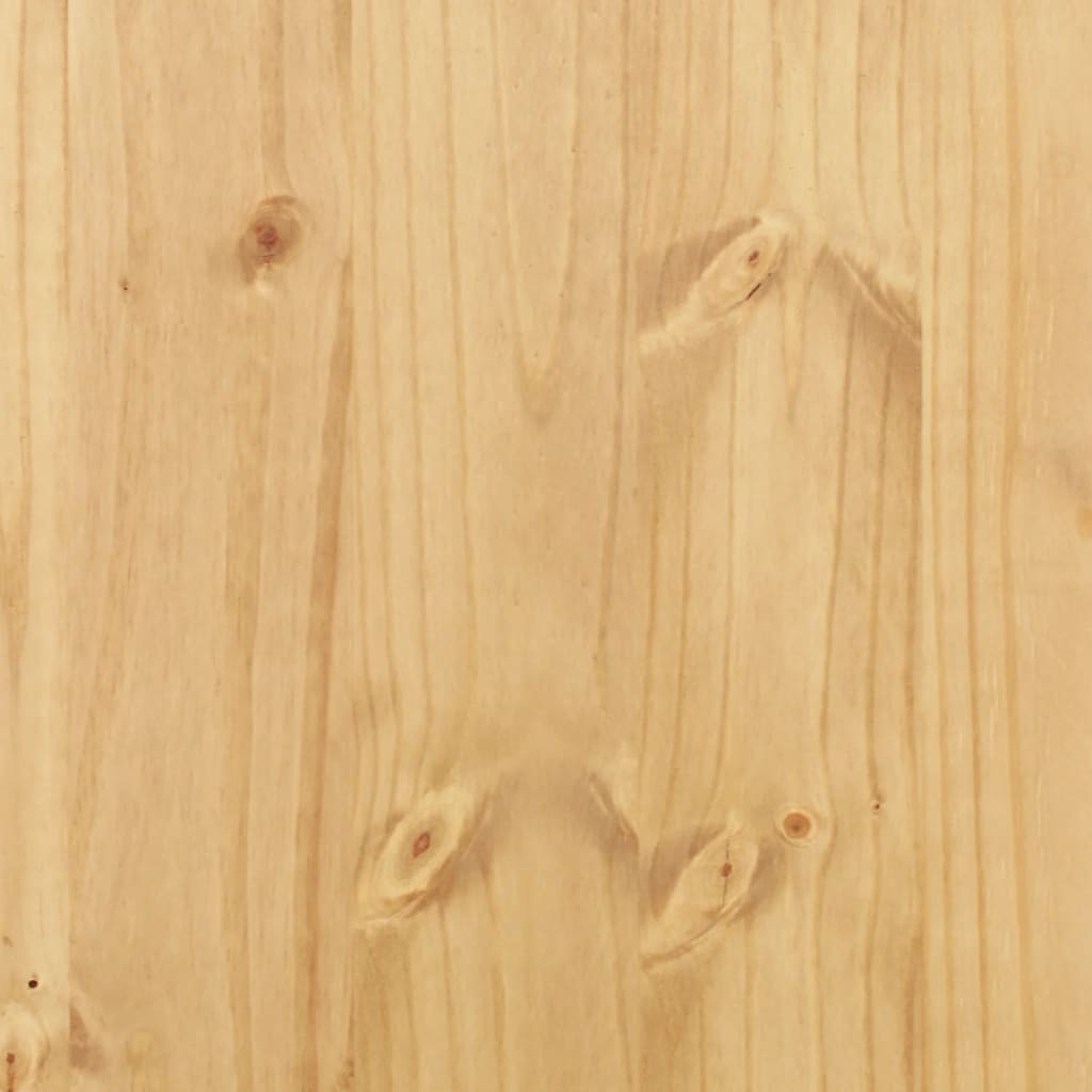 Porta Piante Corona 30X30X73 Cm In Legno Massello Di Pino