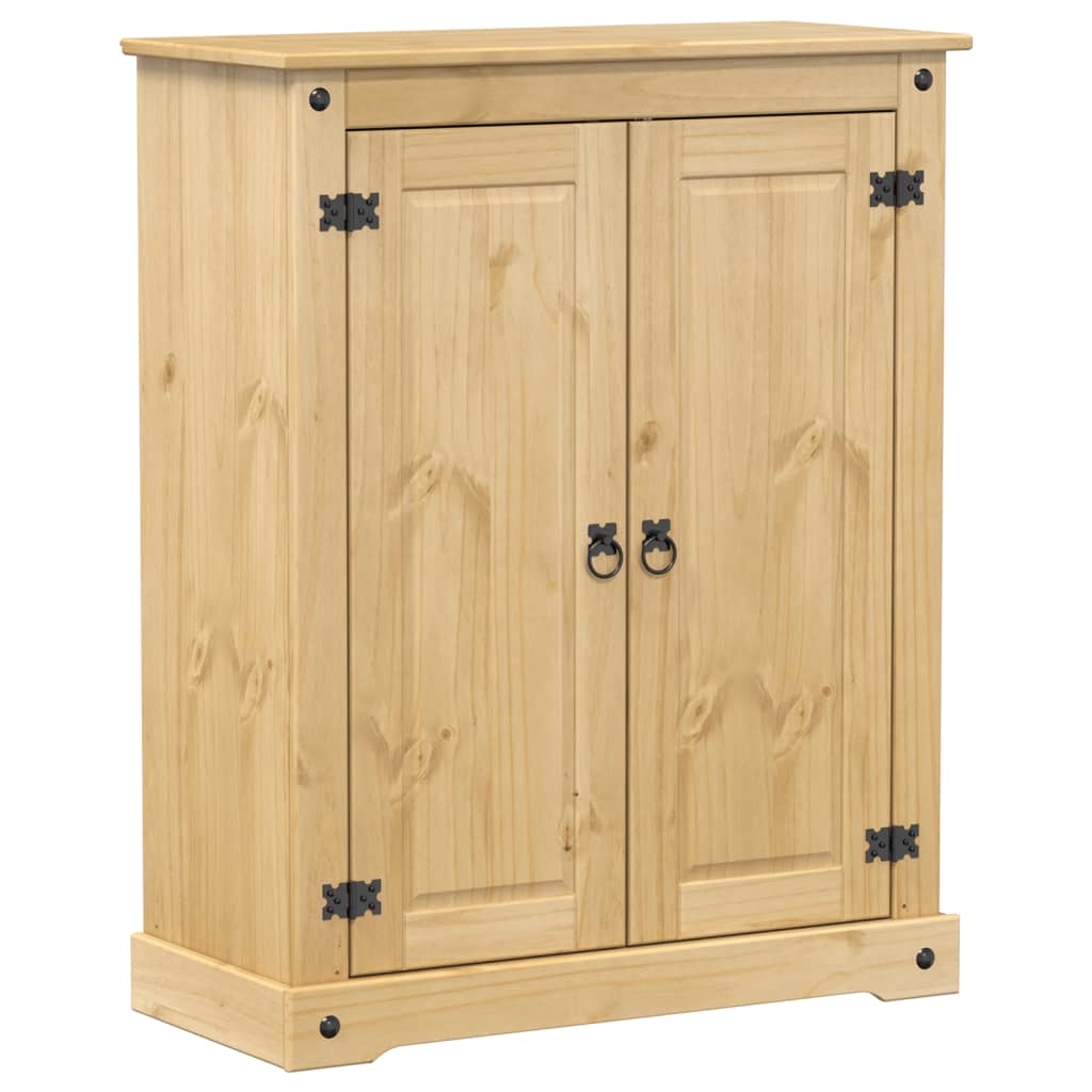 Scarpiera Corona 86X38,5X108 Cm In Legno Massello Di Pino