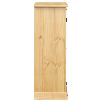 Scarpiera Corona 86X38,5X108 Cm In Legno Massello Di Pino