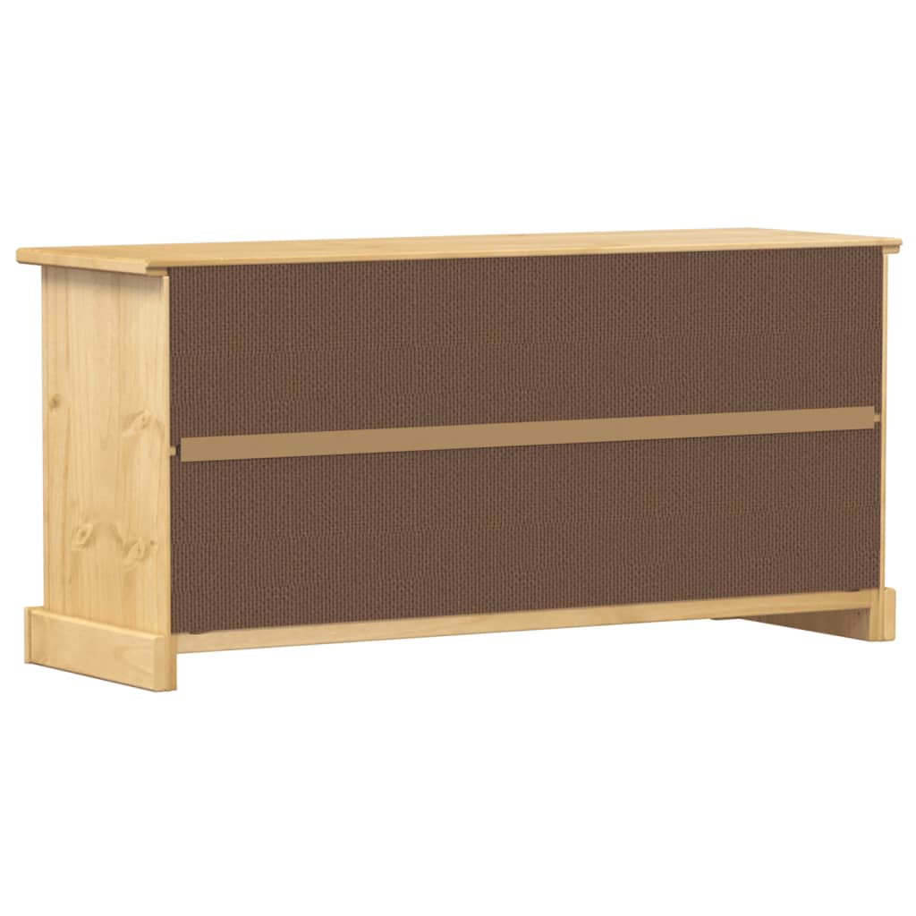 Scarpiera Corona 99X32X In Legno Massello Di Pino