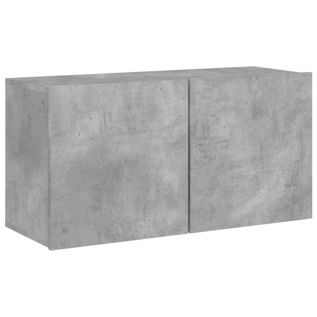 Mobili Tv A Muro Con Led 5Pz Legno Multistrato