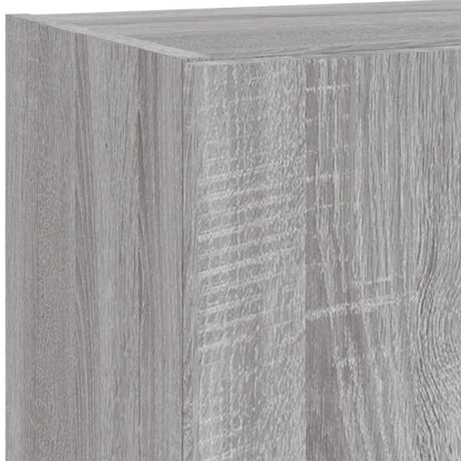 Mobili Tv A Muro Con Led 4Pz In Legno Multistrato
