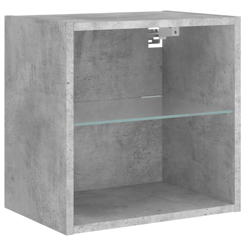 Mobili Tv A Muro Con Led 8Pz Legno Multistrato