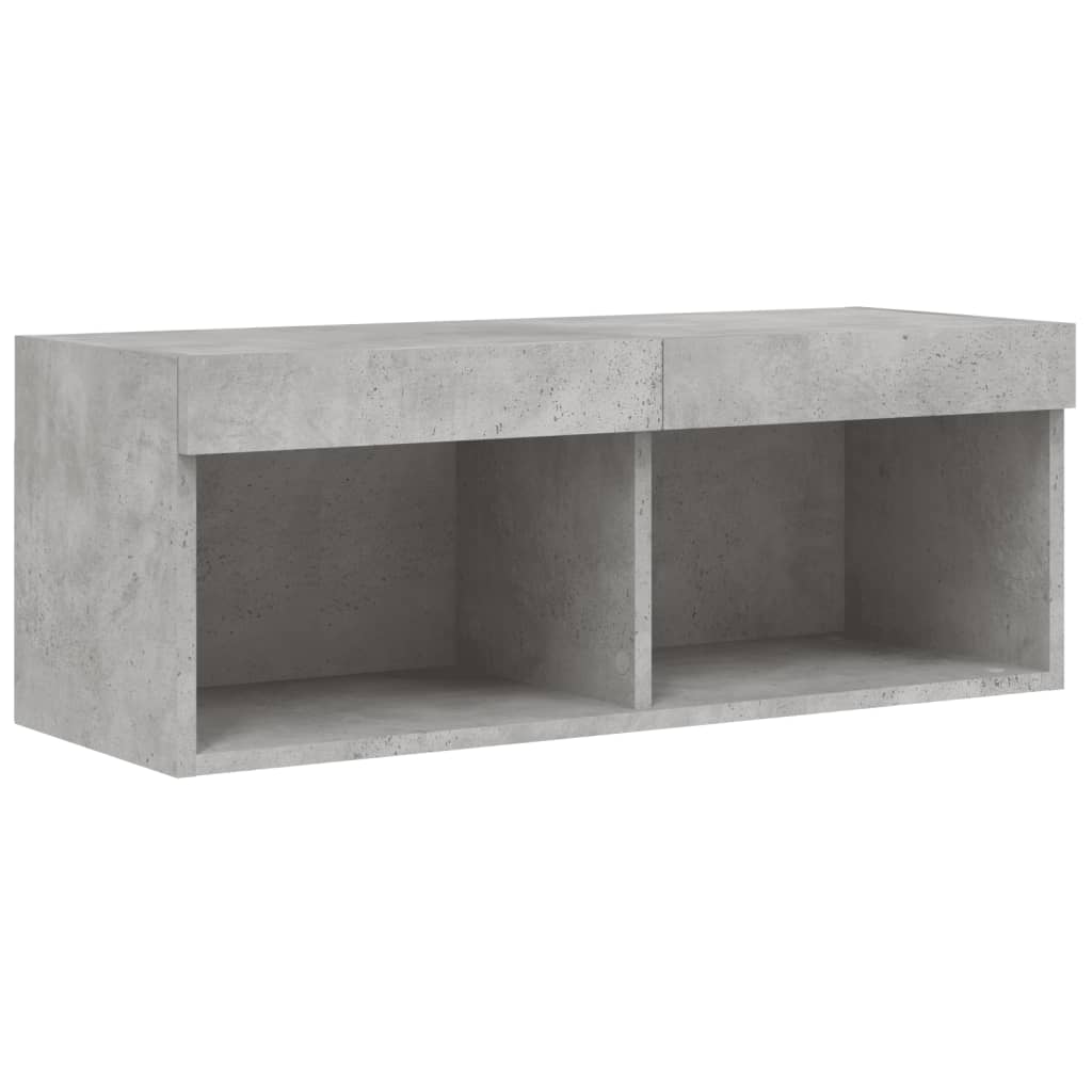 Mobili Tv A Muro Con Led 8Pz Legno Multistrato